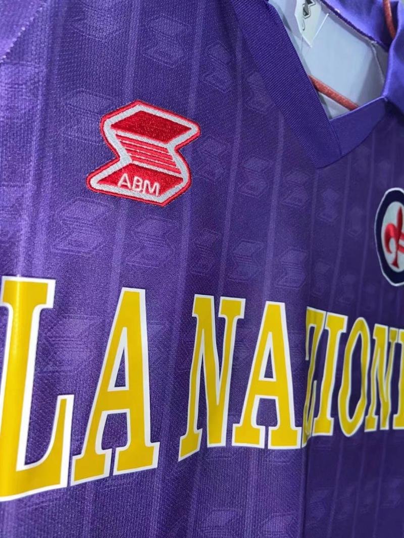 1989/1990 Retro Fiorentina Home Soccer Jersey 1:1
