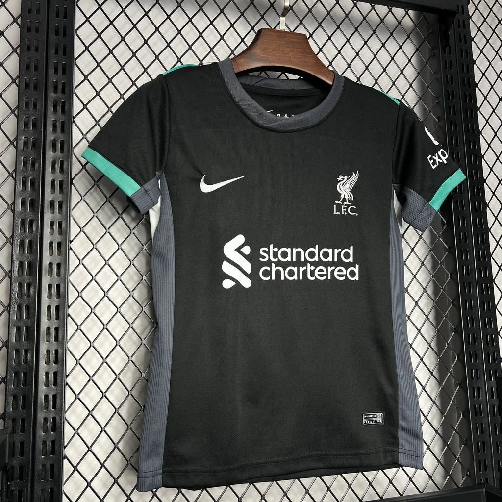2024/2025 Liverpool Away Soccer Jersey 1:1 Kids Size