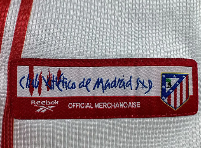 1999/2000 Retro Atletico Madrid Home Football Jersey 1:1