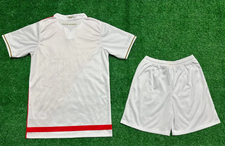 2025/2026 AS Monaco Home Football Shirt 1:1 Kids Size