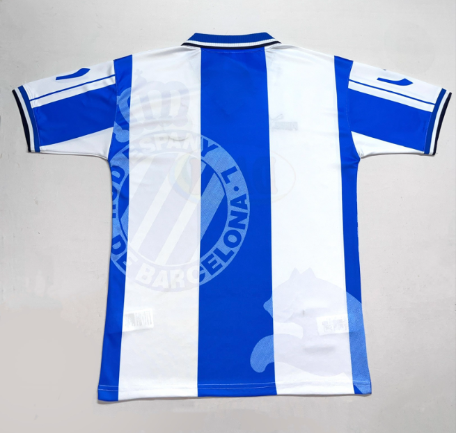 1998-1999 Retro RCD Espanyol Home Football Shirt 1:1