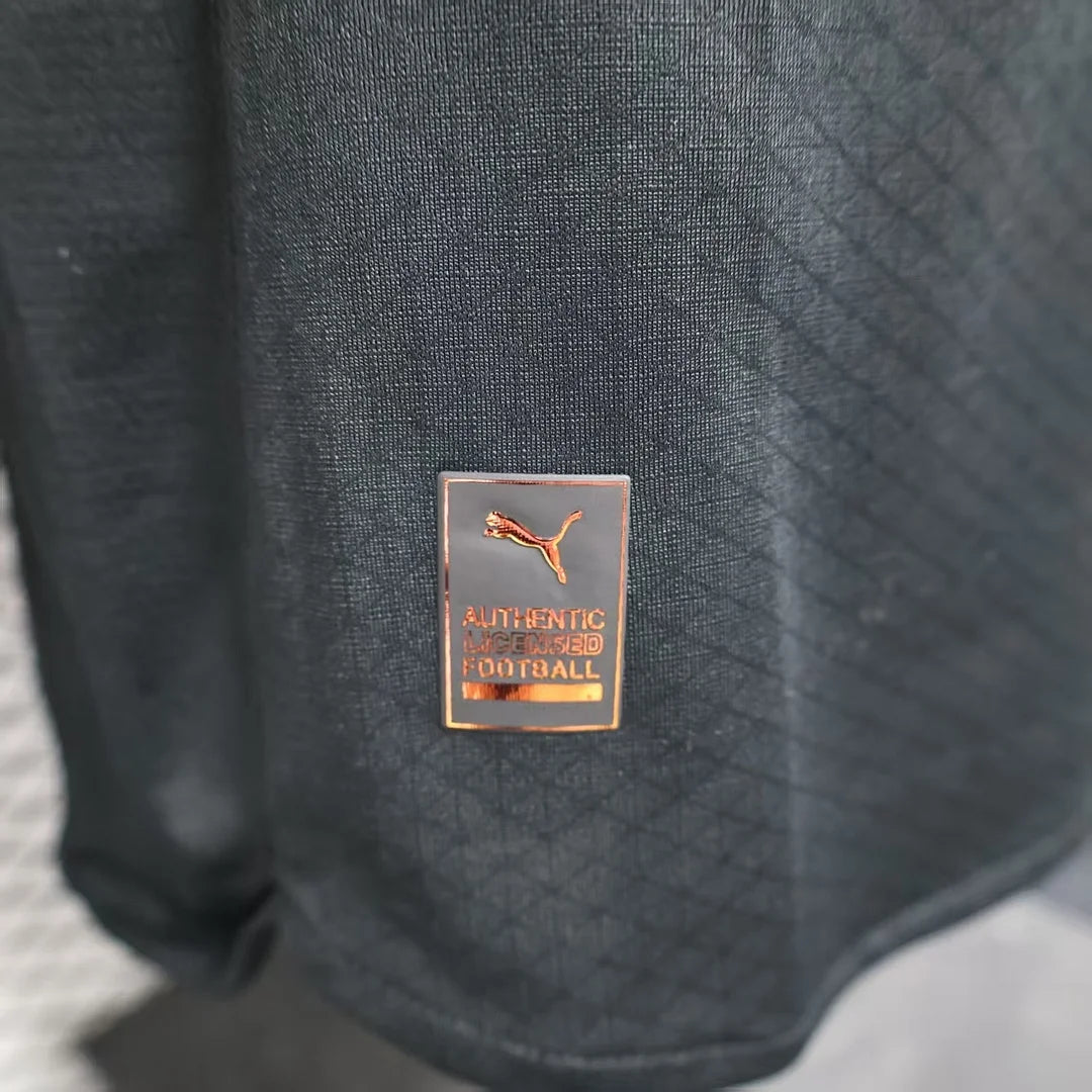 2025/2026 Long Sleeve Player Version Manchester City Away Football Shirt 1:1
