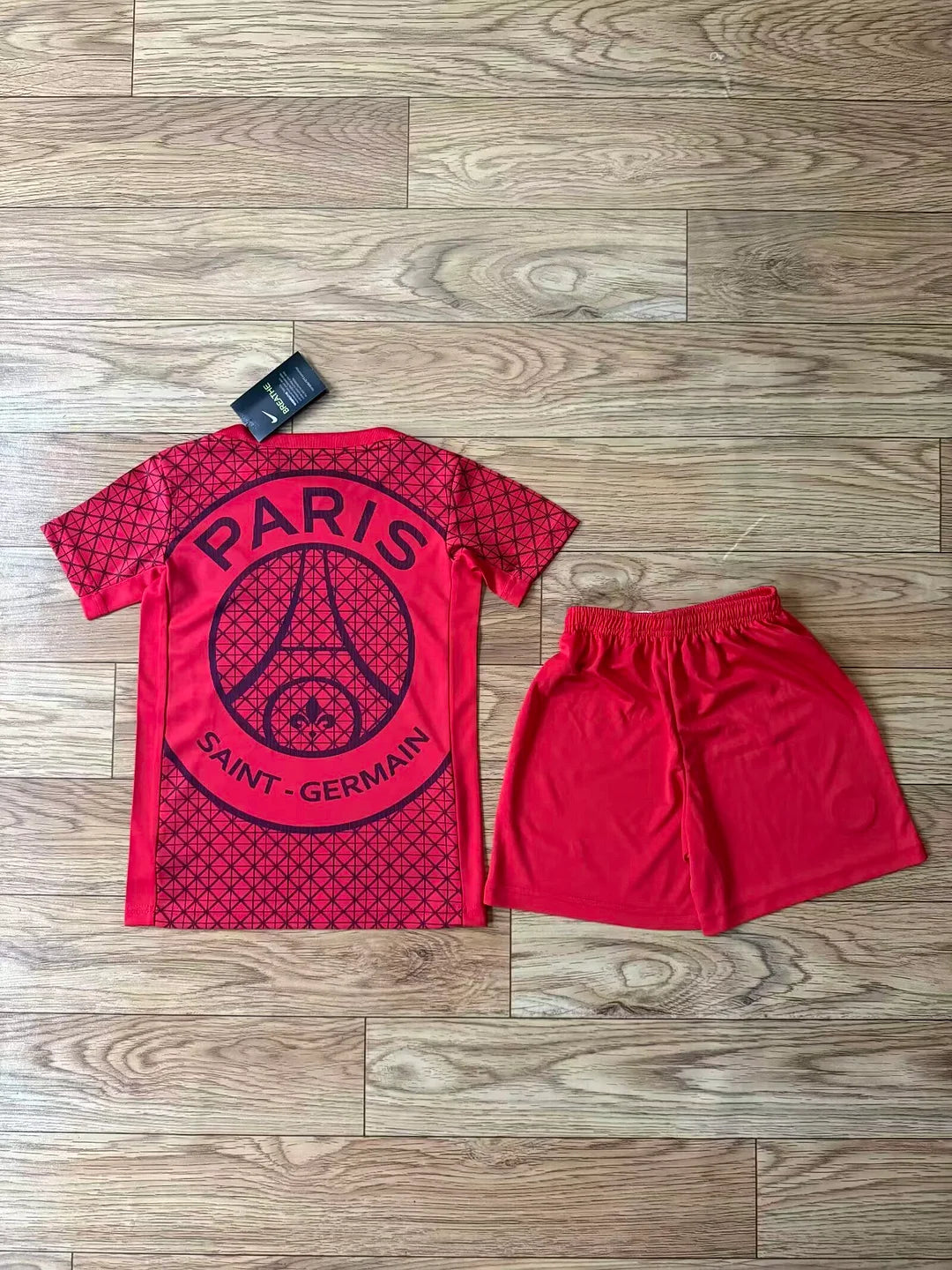 2025/2026 Psg Paris Saint-Germain Training Clothes Red Football Shirt 1:1 Kids Size