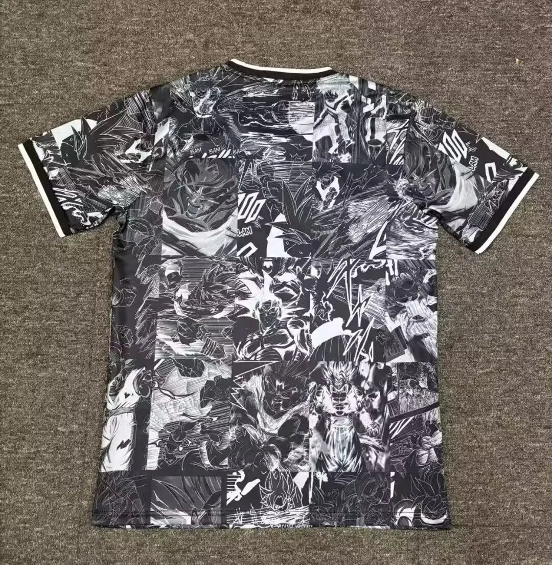 2025/2026 Japan White Saiyan Black Football Jersey 1:1