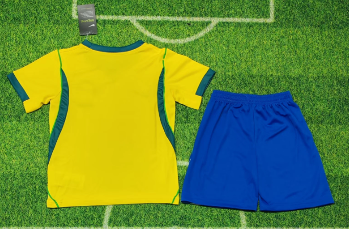 2026 Brazil Home Football Shirt 1:1 Kids Size