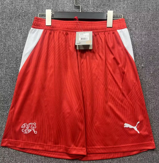 2026 Switzerland Home Football Shorts 1:1
