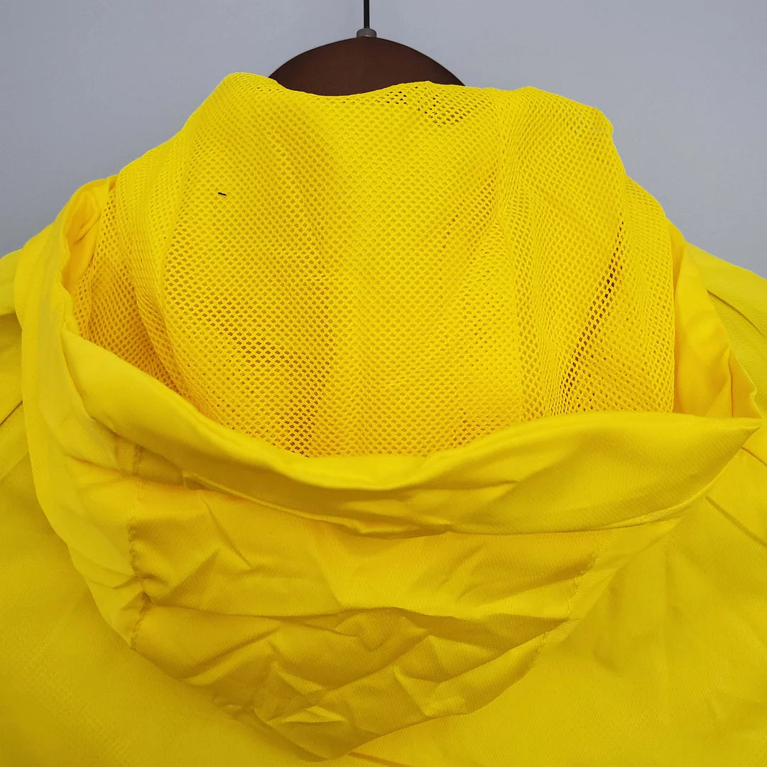 2023/2024 Al-Nassr Windbreaker Navy blue and yellow Soccer Jersey 1:1