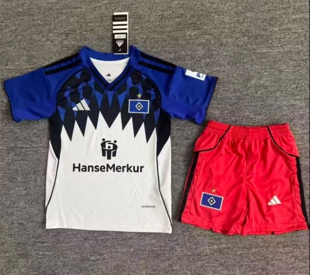 2025/2026 Hamburger SV Home Football Jersey 1:1 Quality Thai Kids Size