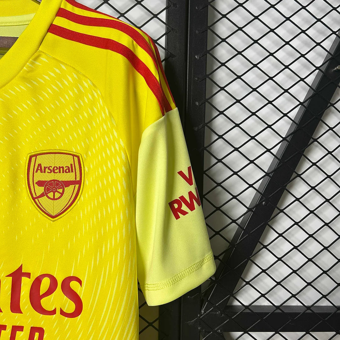 2025/2026 Arsenal Goalie Yellow Football Jersey 1:1
