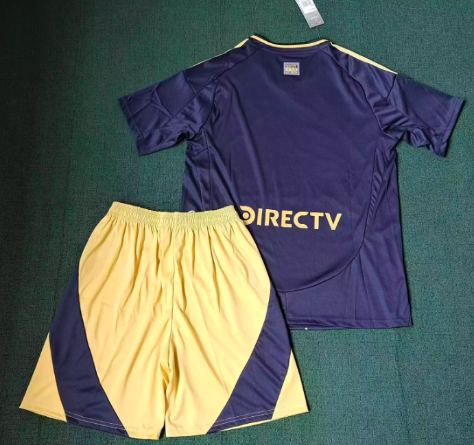 2025/2026 Boca Juniors Third Away Football Jersey 1:1 Kids Size
