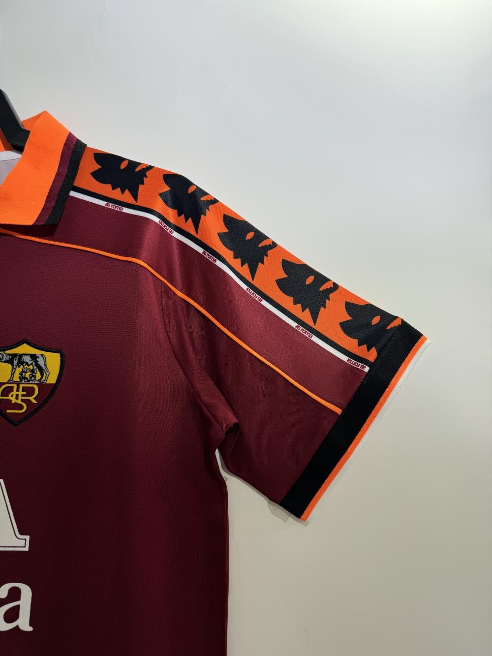 1998-1999 Retro Roma Home Soccer Jersey 1:1