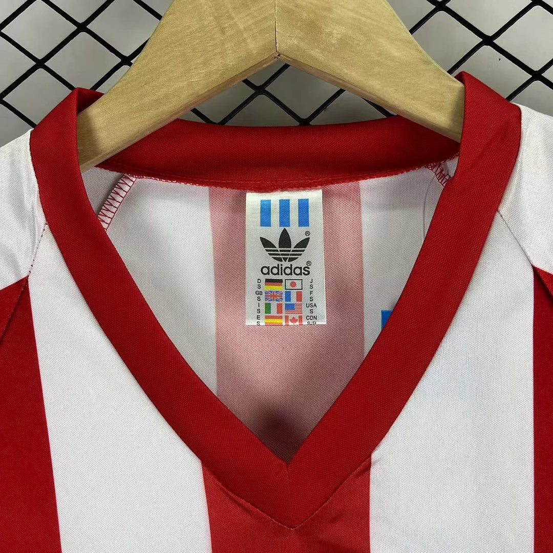 1986/1987 Retro Athletic Bilbao Home Football Shirt 1:1