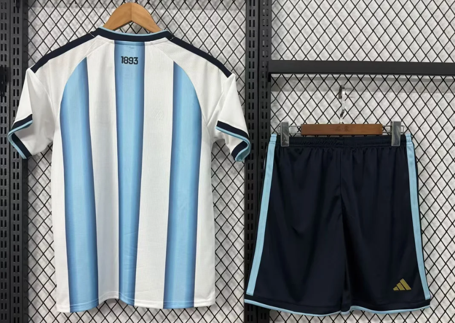 2026 Argentina Home Football Jersey 1:1 Kids Size