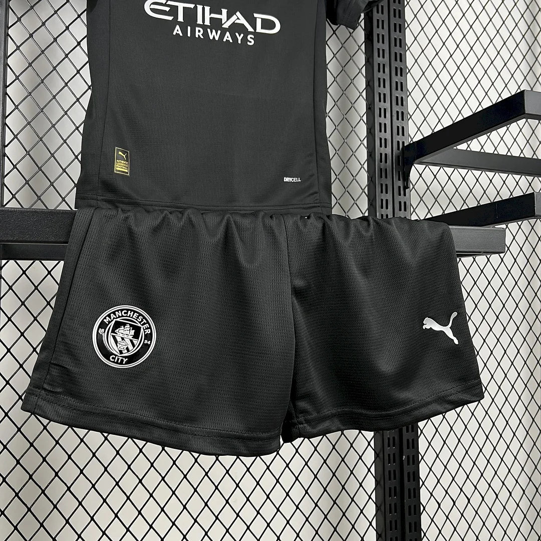 2025/2026 Manchester City Away Football Jersey 1:1 Kids Size