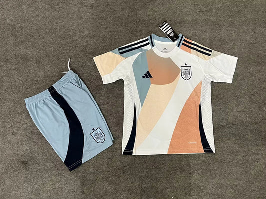 2025/2026 Spain Away Football Shirt 1:1 Kids Size