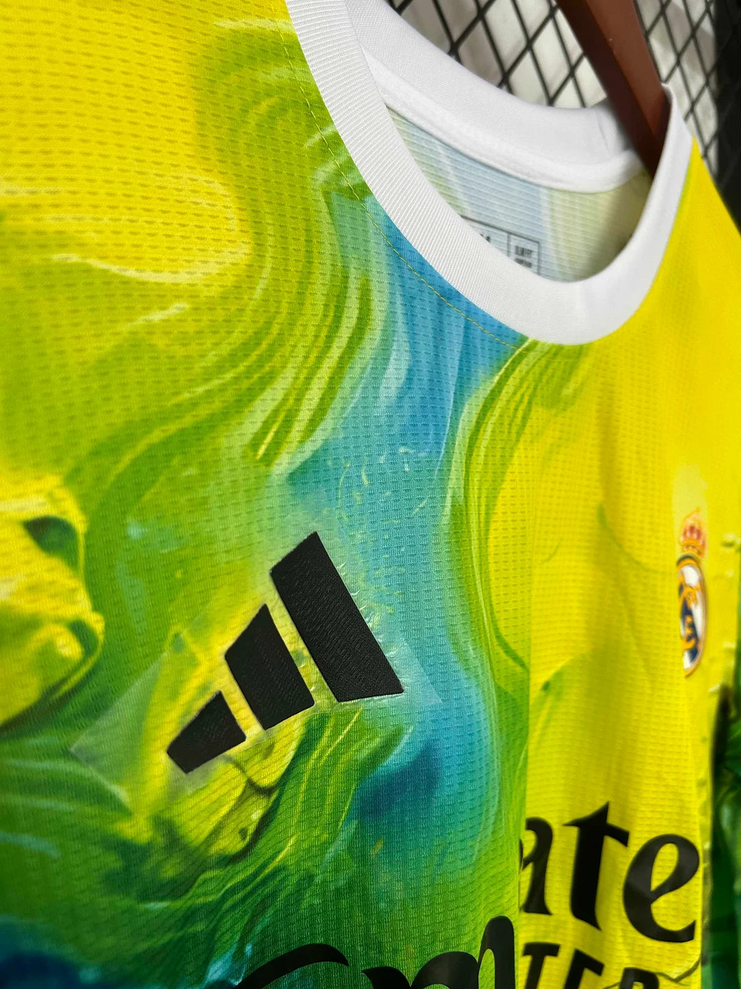 2025/2026 Real Madrid Special Edition Yellow And Green Football Shirt 1:1