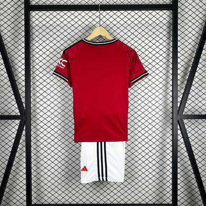 2025/2026 Manchester United Home Football Jersey 1:1 Kids Size