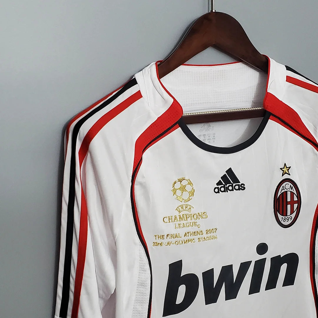 2006/2007 Retro Long Sleeve AC Milan Away Football Shirt 1:1