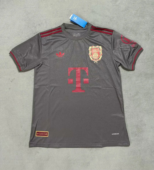 2025/2026 Bayern Munich 125th Anniversary Edition Grey Football Jersey 1:1