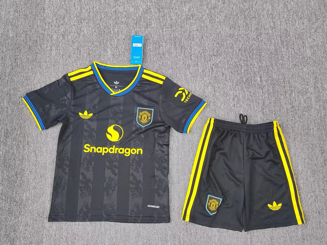 2025/2026 Manchester United Third Away Football Shirt 1:1 Kids Size