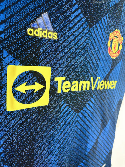 2021-2022 Retro Manchester United Third Away Football Shirt 1:1