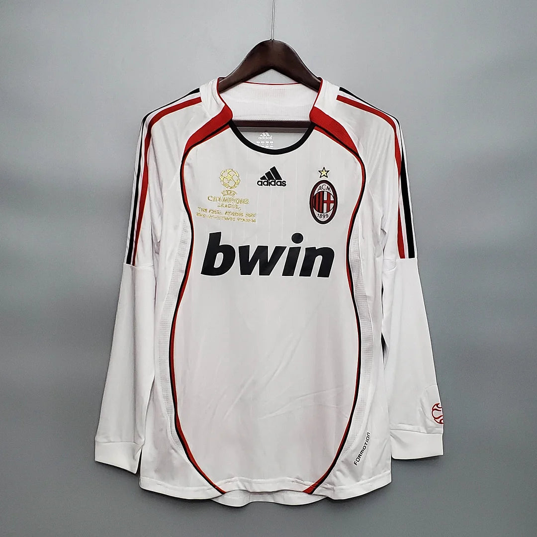 2006/2007 Retro Long Sleeve AC Milan Away Football Shirt 1:1