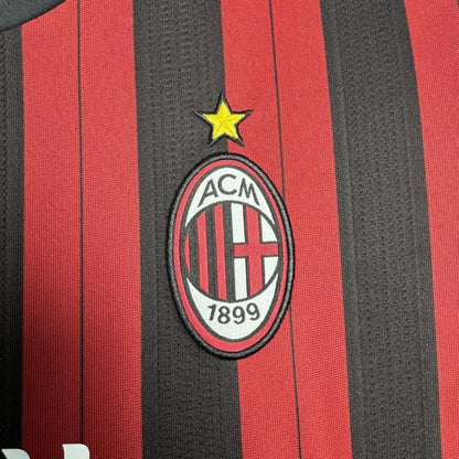2013/2014 Retro Long Sleeve AC Milan Home Football Shirt 1:1