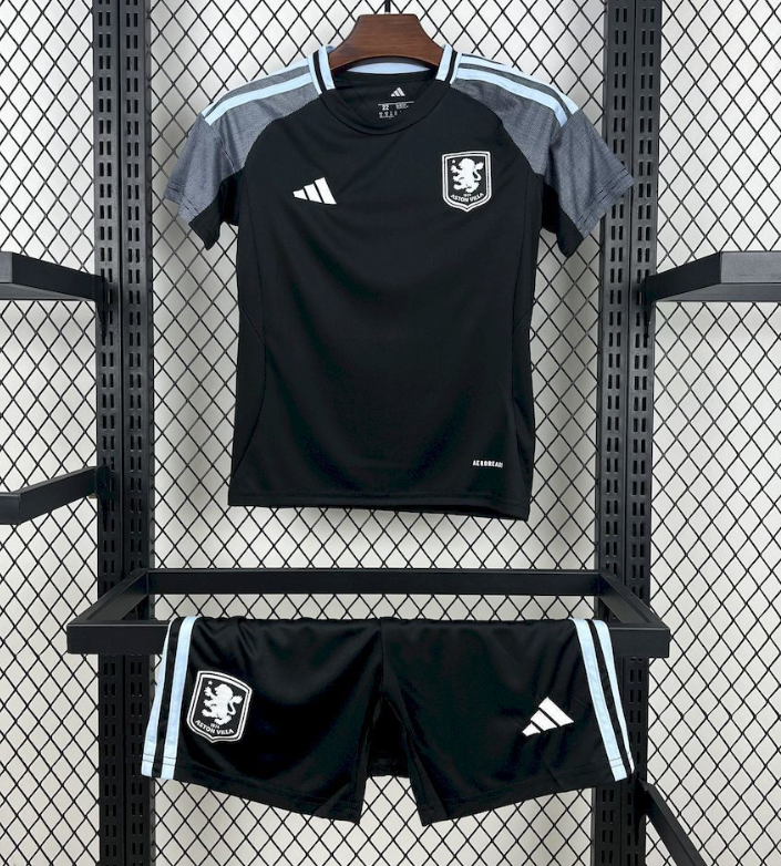 2025/2026 Aston Villa Away Football Jersey Shirt 1:1 Kids Size