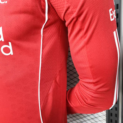 2025/2026 Long Sleeve Liverpool Home Player Version Football Shirt 1:1