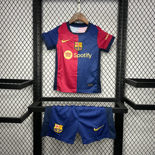 2024/2025 Barcelona Home Football Shirt 1:1 Kids Size