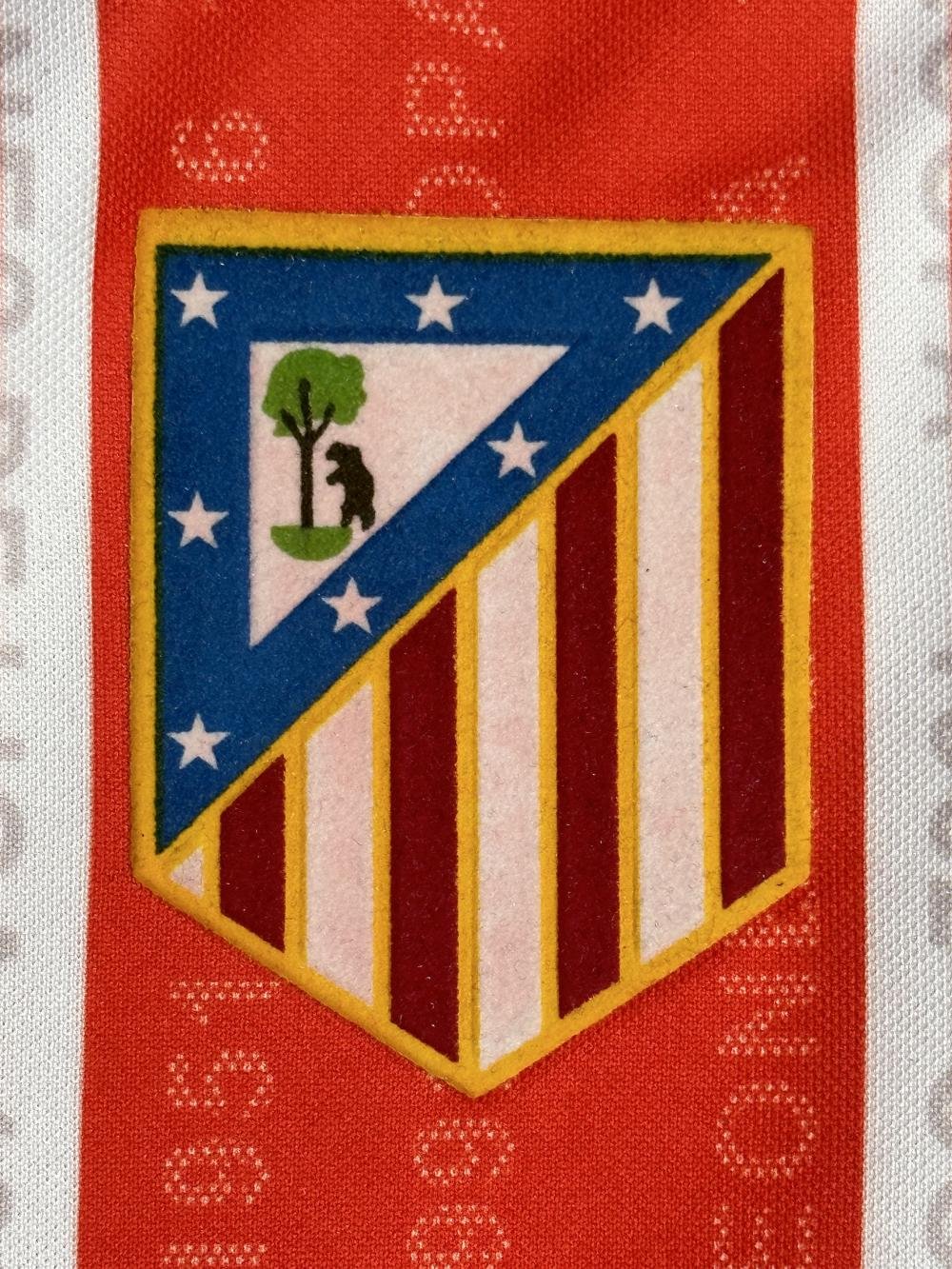 1995/1996 Retro Atletico Madrid Home Soccer Jersey 1:1