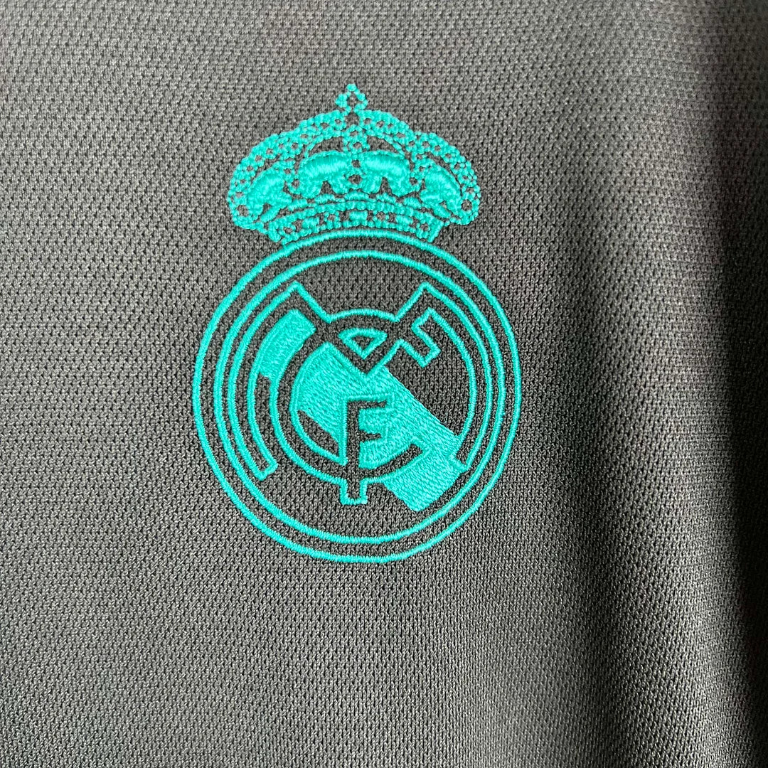 2017/2018 Retro Long Sleeve Real Madrid Away Football Shirt1:1