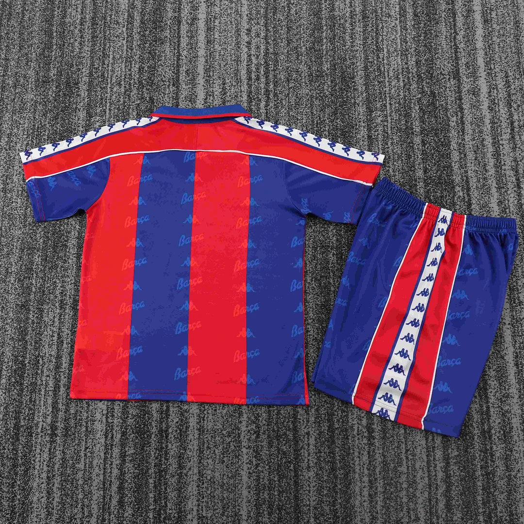 1992-1995 Retro Barcelona Home Football Shirt 1:1 Kids Size