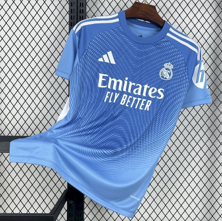 2025/2026 Real Madrid Special Edition Blue Football Jersey 1:1