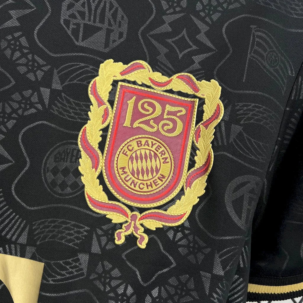 2025/2026 Bayern Munich 125th Anniversary Edition Black Football Jersey 1:1