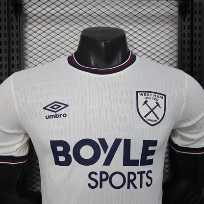 2025/2026 Player Version West Ham United Away Football Jersey 1:1