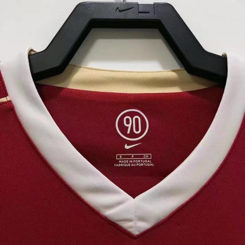 2006/2007 Retro Long Sleeve Manchester United Home Football Shirt 1:1