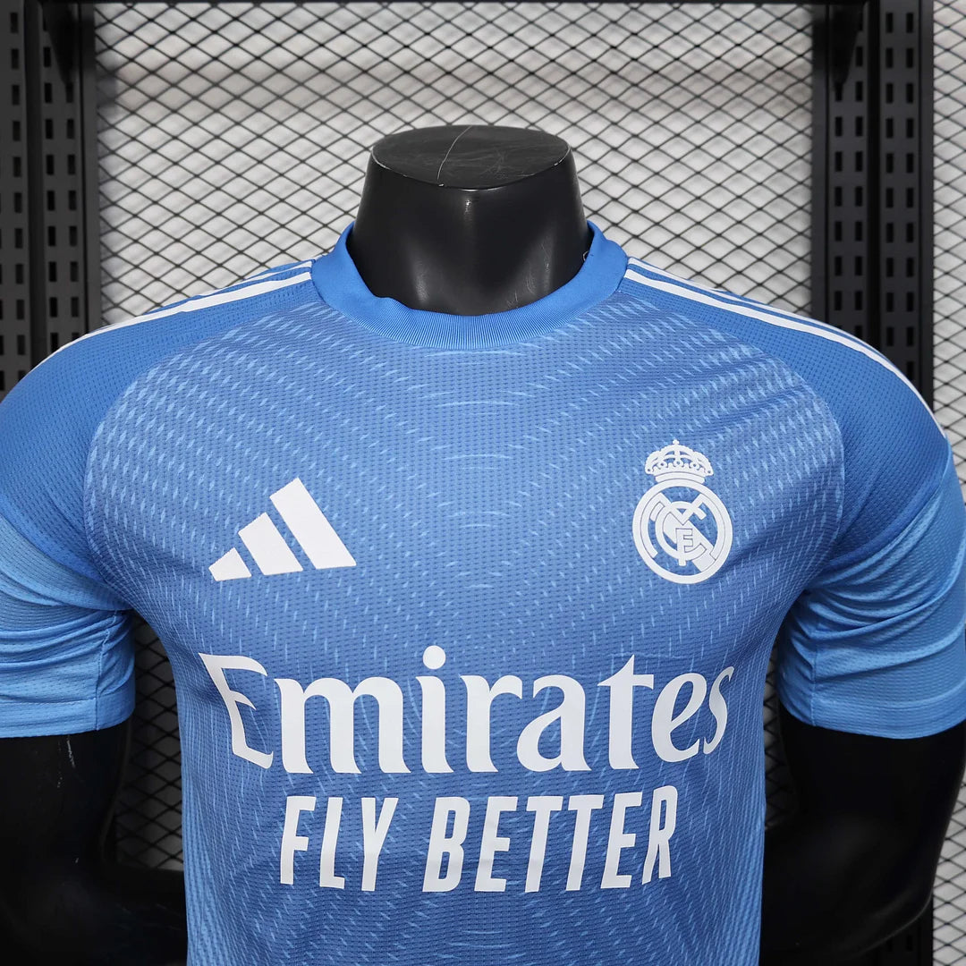 2025/2026 Player Version Real Madrid Special Edition Blue Football Jersey 1:1
