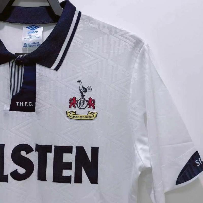 1991/1993 Retro Tottenham Hotspur Home Football Shirt 1:1