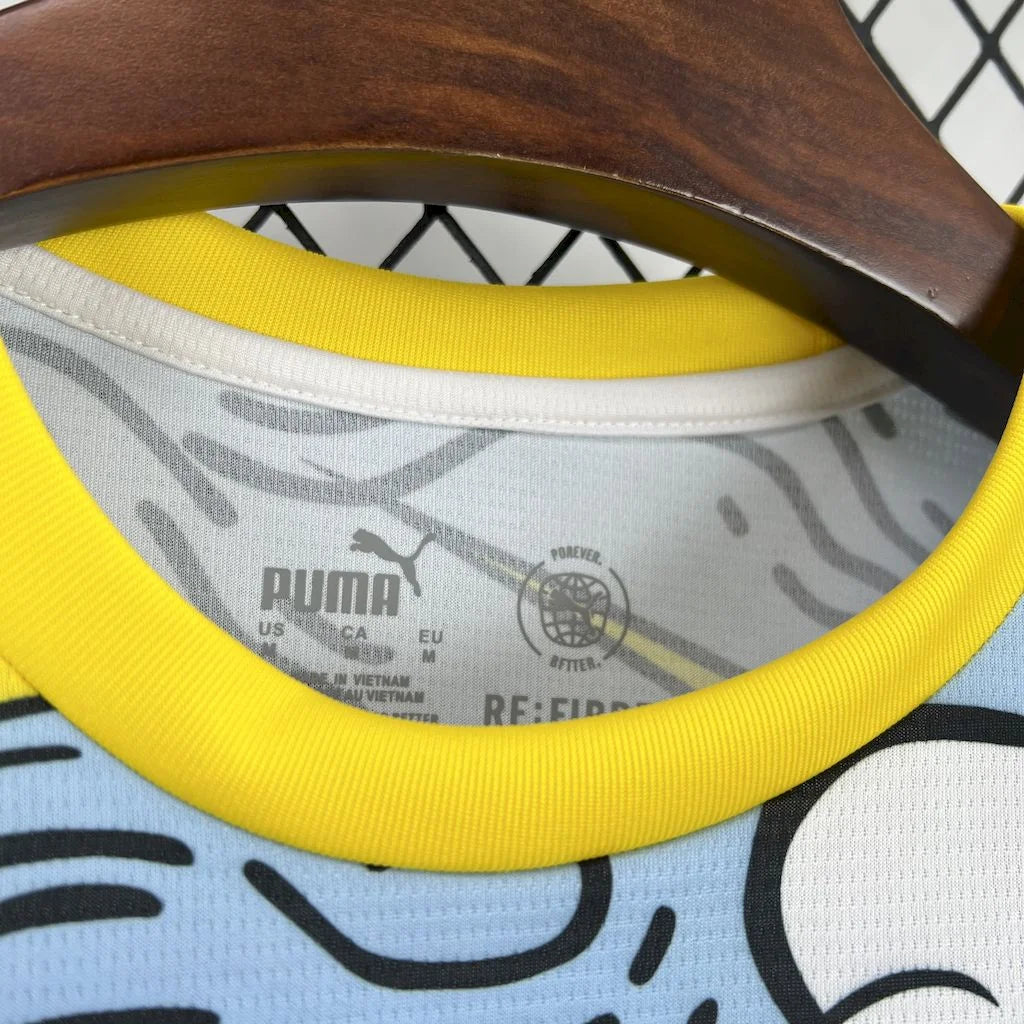 2025/2026 Manchester City Blue and White Concept Version Football Jersey 1:1