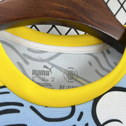 2025/2026 Manchester City Blue and White Concept Version Football Jersey 1:1