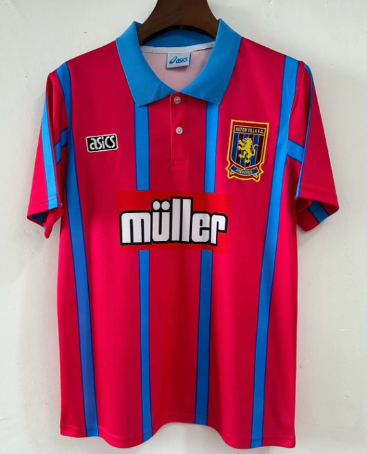1993-1995 Retro Aston Villa Home Football Shirt 1:1