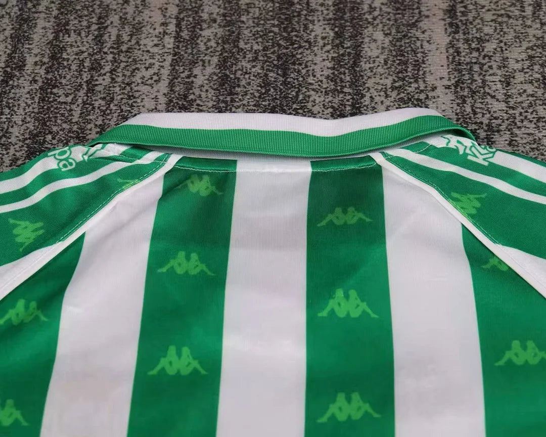1995-1997 Retro Real Betis Home Football Shirt 1:1 Quality Kids Size