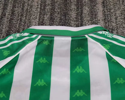 1995-1997 Retro Real Betis Home Football Shirt 1:1 Quality Kids Size