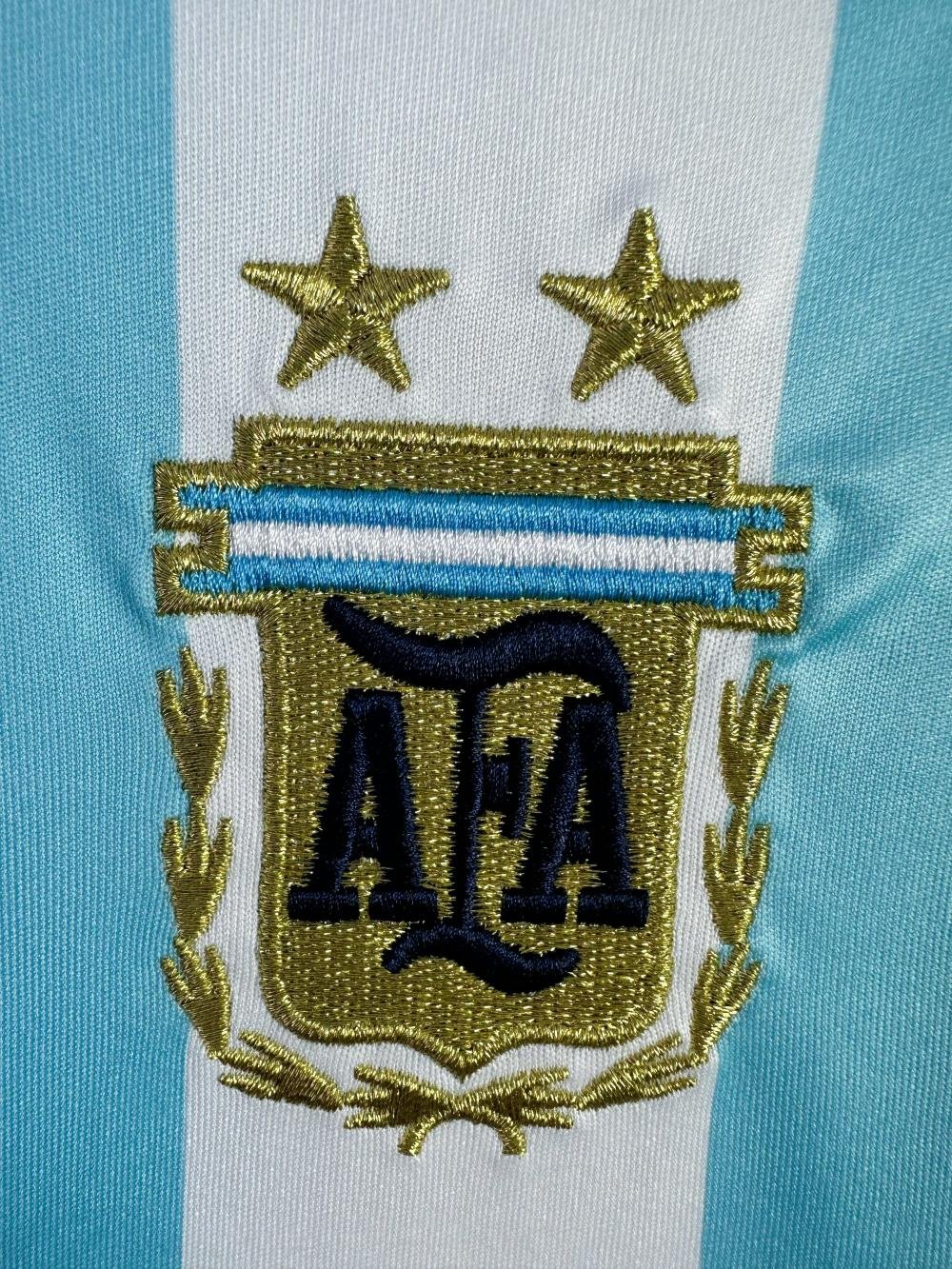 2006 Retro Long Sleeve Argentina National Team Home Jersey 1:1