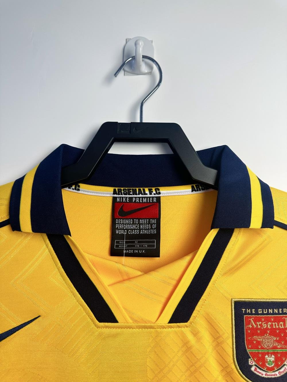 1996-1997 Retro Long Sleeve Arsenal Away Football Shirt 1:1