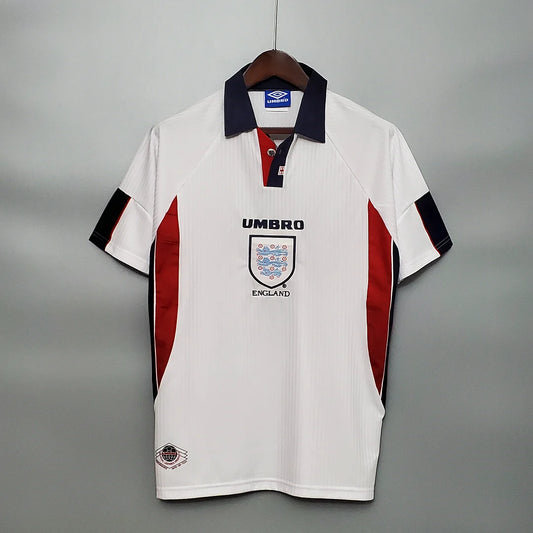 1998 Retro England Home Soccer Jersey 1:1