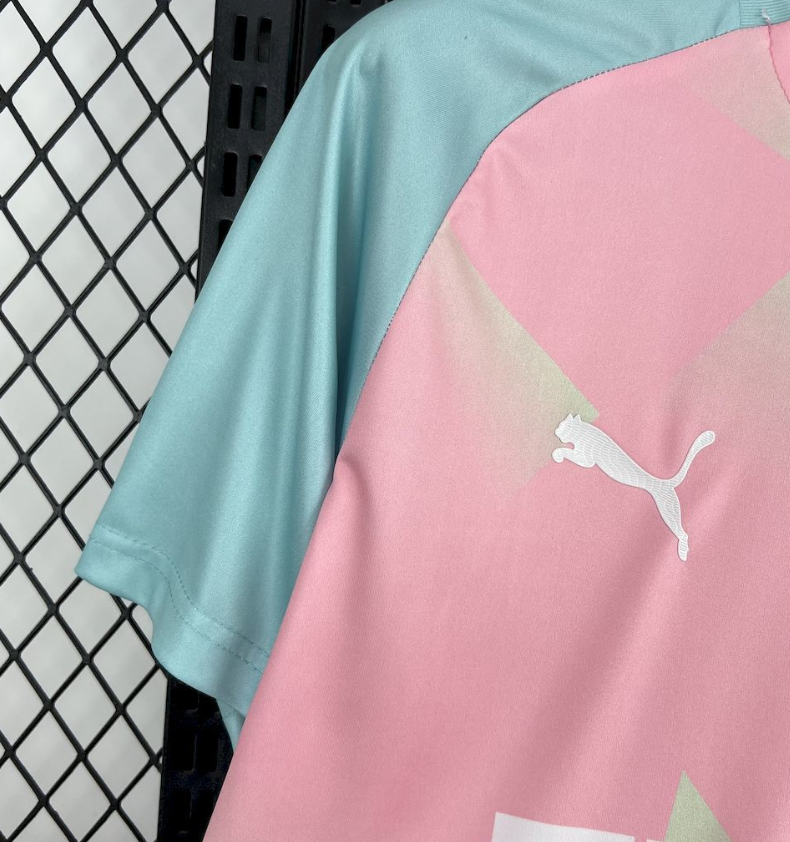 2025/2026 Morocco National Team Special Edition Pink And Green Football Jersey 1:1