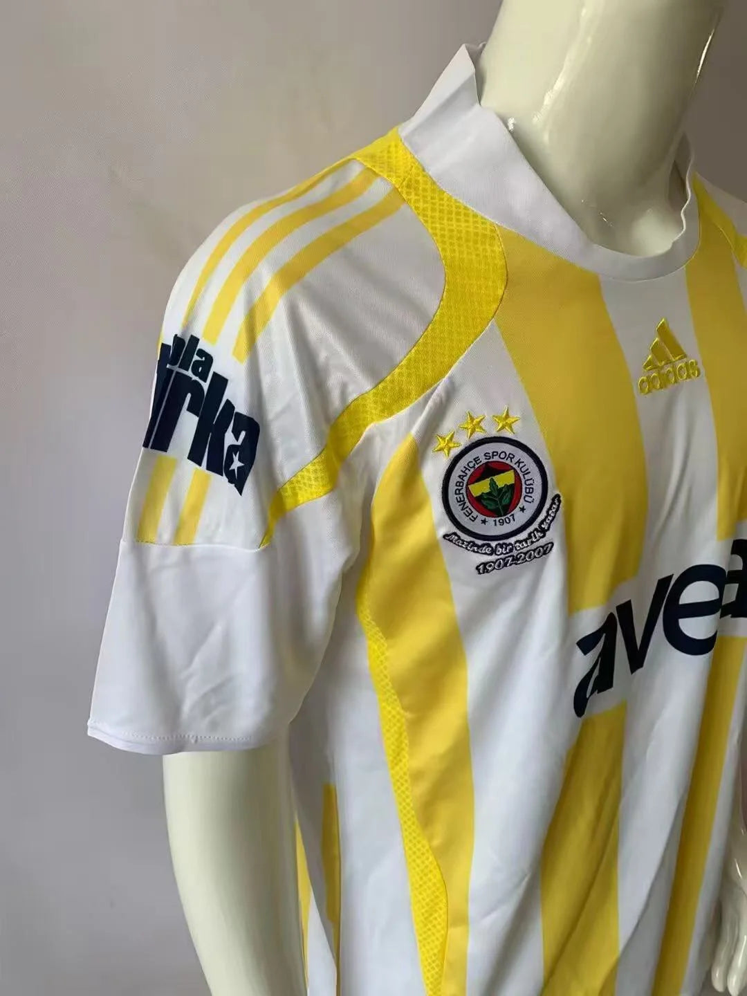 2007/2008 Retro Fenerbahce Away Football Shirt 1:1