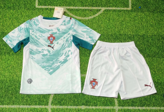 2026 Portugal Away Football Jersey 1:1 Kids Size